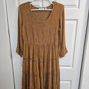 STUDIO WEST APPAREL. Tiered. Smocked Bodice. Comfortable. Maxi. Size: XL